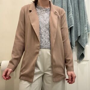 Lush Open-Front Blazer